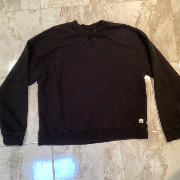 Vuori Sedona Crewneck Sweatshirt Black Size Medium - Picture 1 of 5